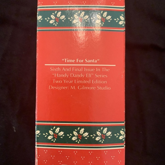 ENESCO Time For Santa Ornament in Box 1993 Collectable - Picture 3 of 8